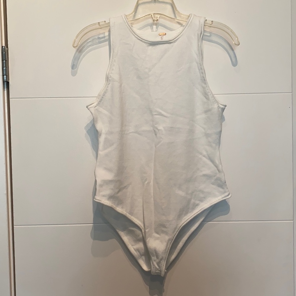 Free People white bodysuit